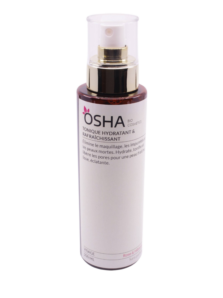 Lotion Tonique Éclat Glow Rose & Hibiscus - OSHA Biocosmetics