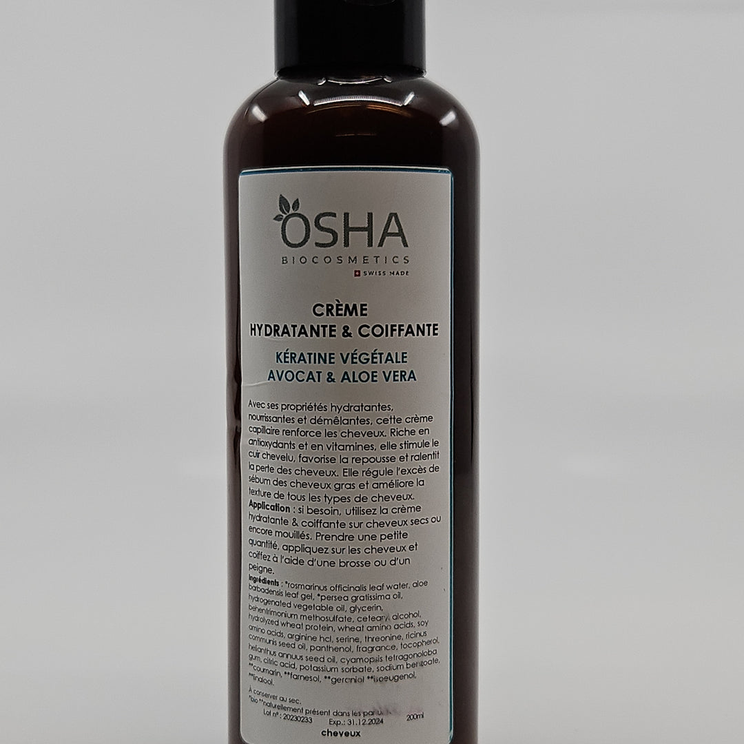 Crème Hydratante Coiffante Avocat & Aloe Vera - OSHA Biocosmetics