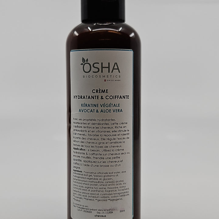Crème Hydratante Coiffante Avocat & Aloe Vera - OSHA Biocosmetics