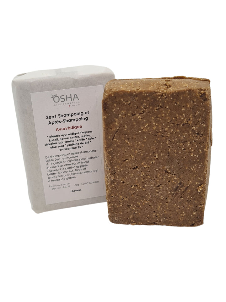 2en1 Shampoing & Après-Shampoing Solide Ayurvédique - OSHA Biocosmetics