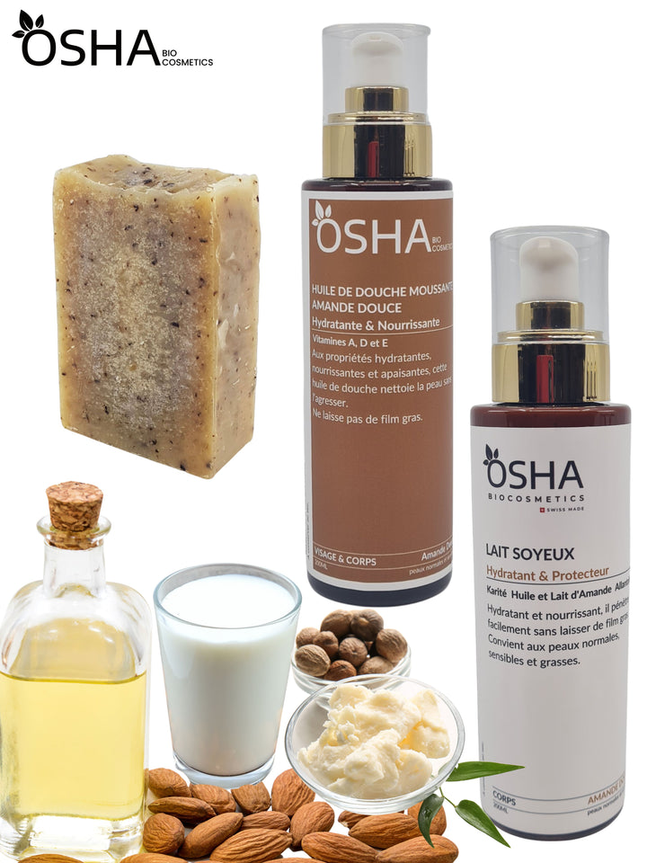 Lait Soyeux Karité & Amande Douce - OSHA Biocosmetics