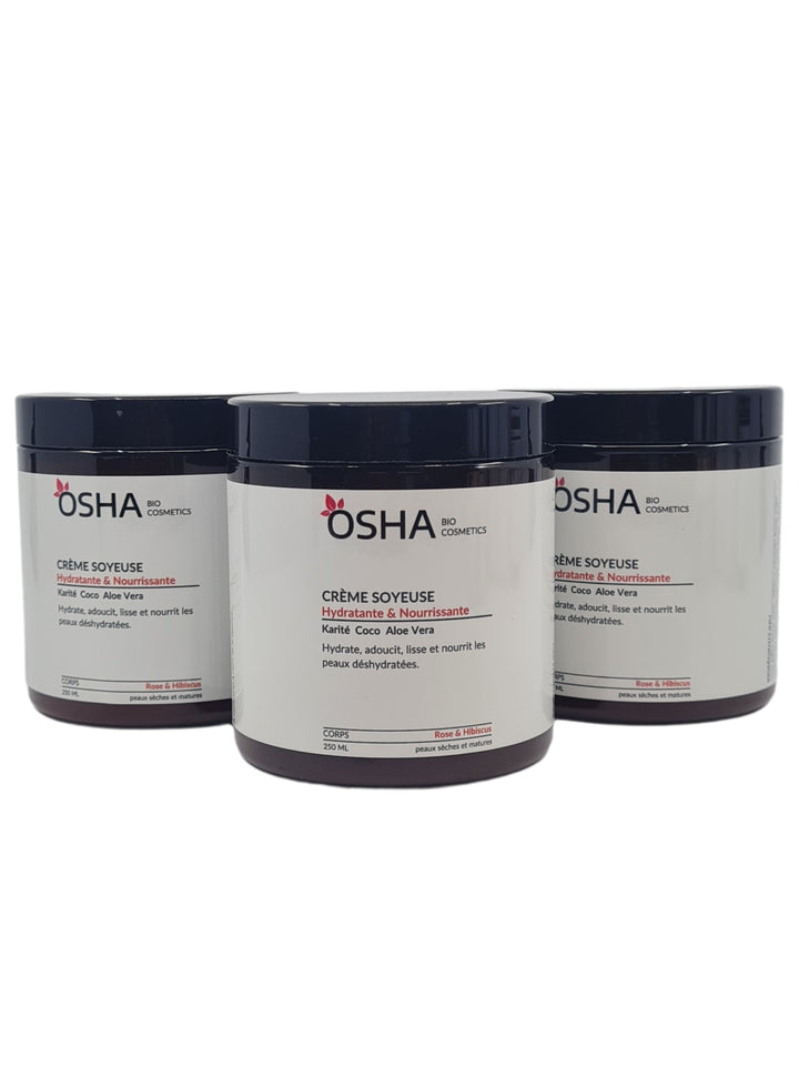 Crème Soyeuse Rose & Hibiscus - OSHA Biocosmetics