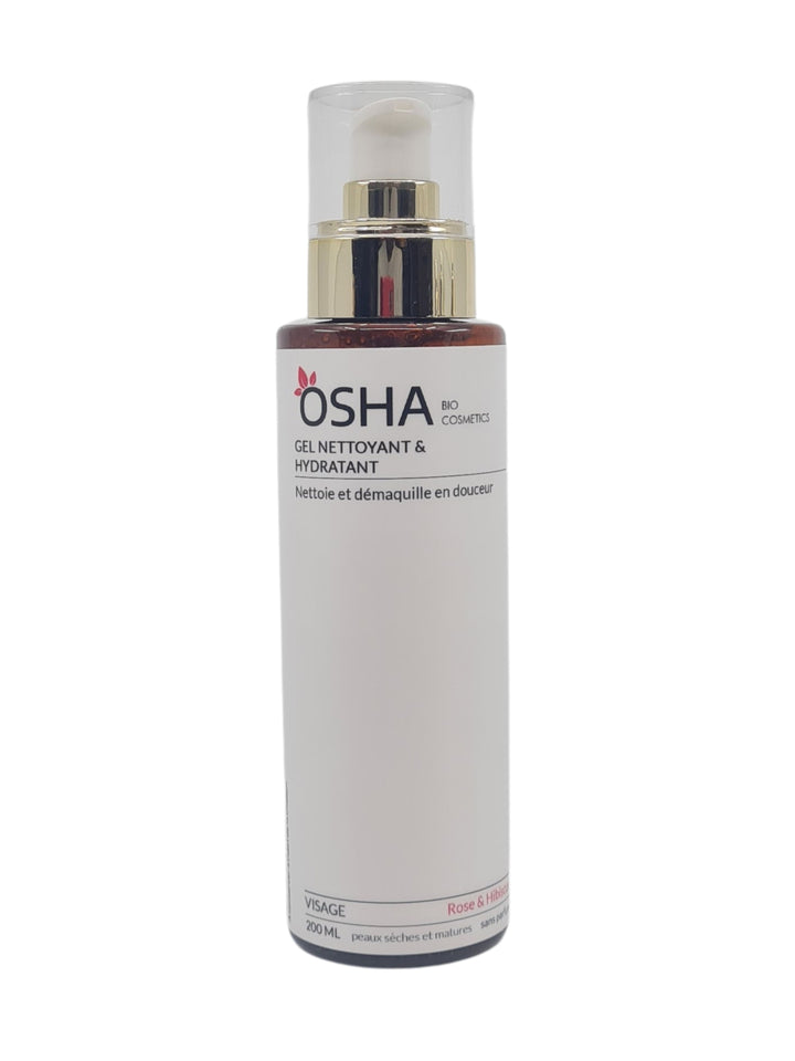 Gel Nettoyant et Purifiant 2en1 Rose & Hibiscus - OSHA Biocosmetics