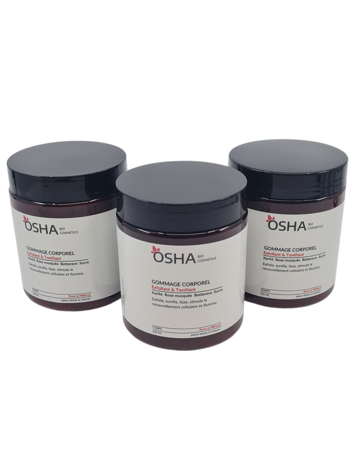Gommage Corporel Rose & Hibiscus - OSHA Biocosmetics