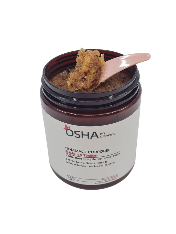 Gommage Corporel Rose & Hibiscus - OSHA Biocosmetics