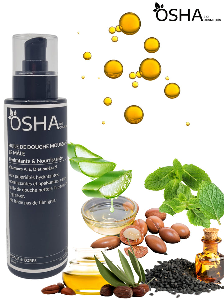 Huile de Douche Moussante Le Mâle - OSHA Biocosmetics
