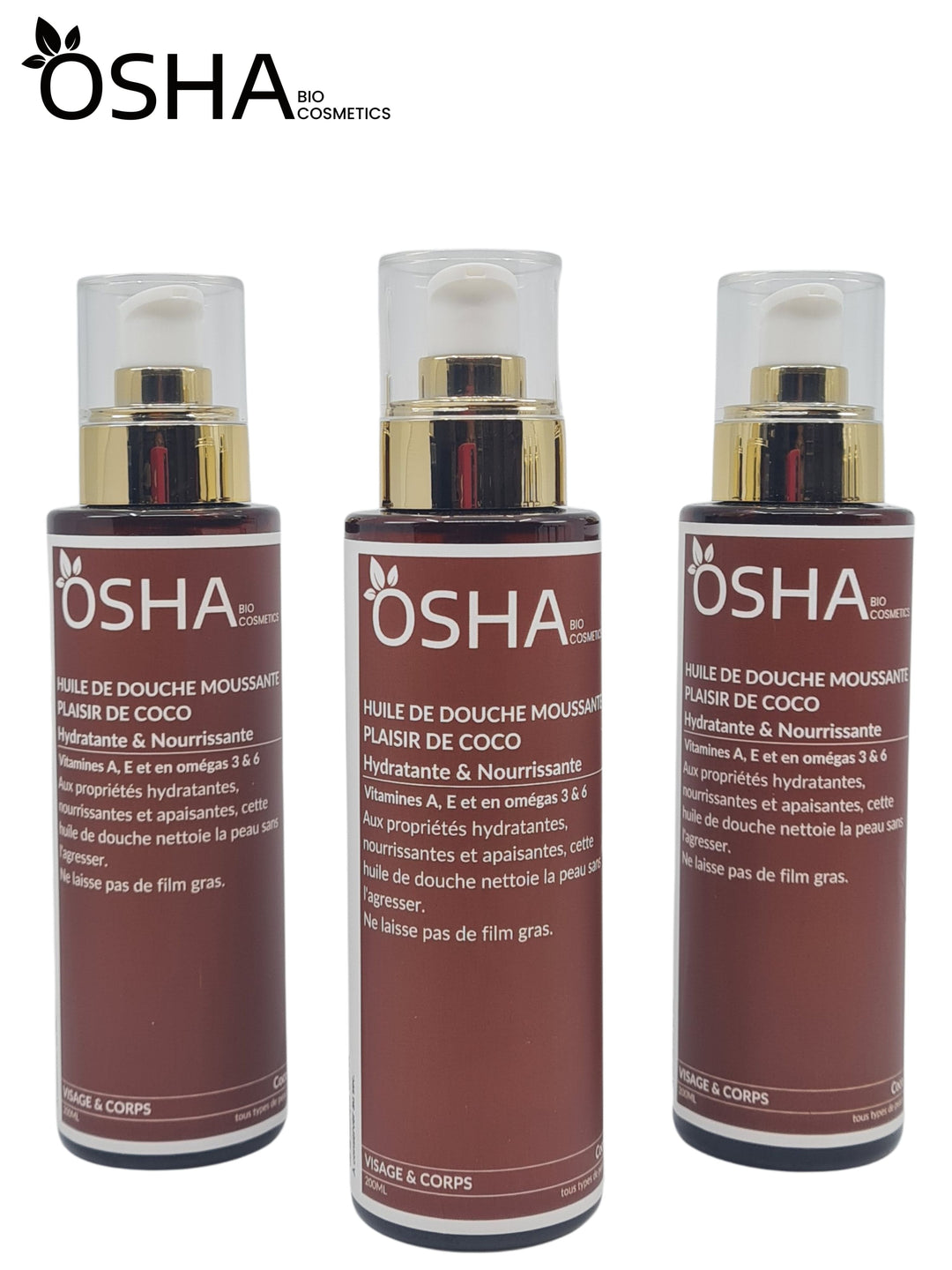 Huile de Douche Moussante Coco - OSHA Biocosmetics