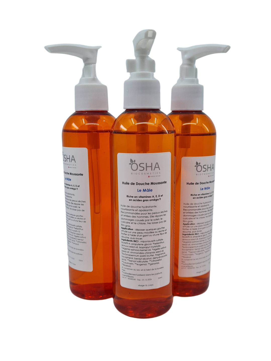 Huile de Douche Moussante Le Mâle - OSHA Biocosmetics