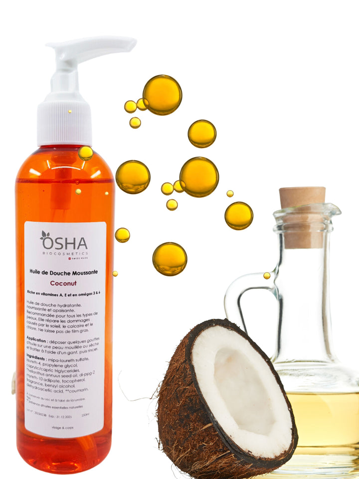 Huile de Douche Moussante Coco - OSHA Biocosmetics