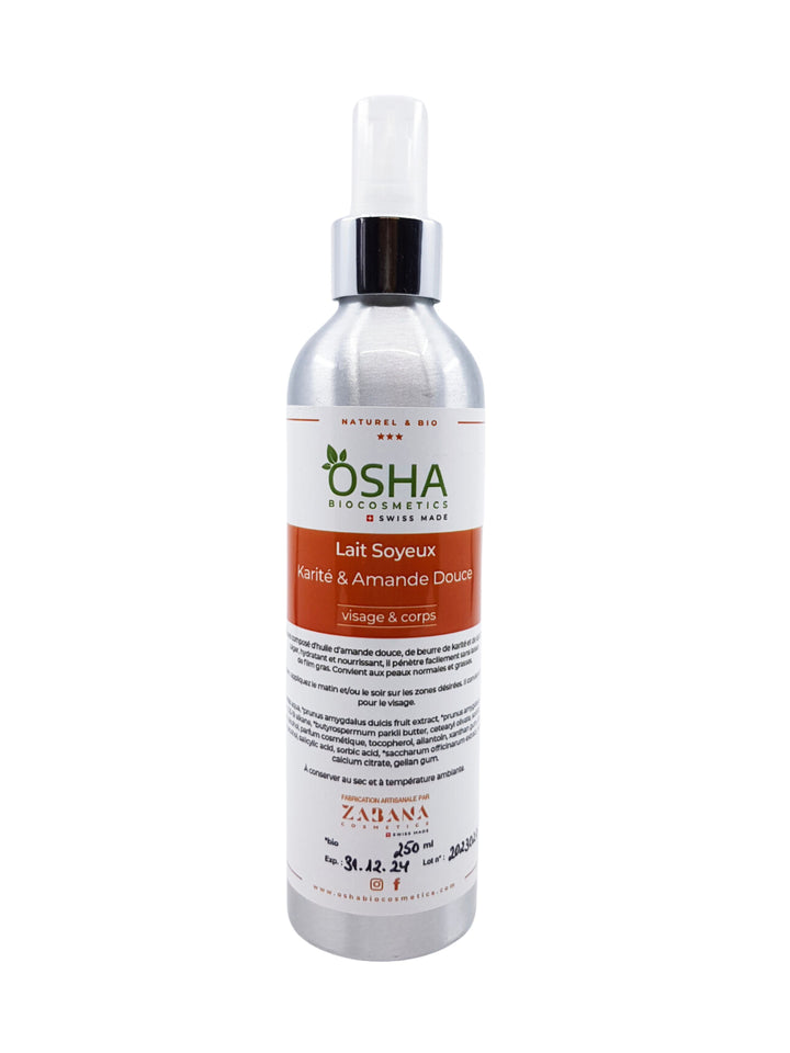 Lait Soyeux Karité & Amande Douce - OSHA Biocosmetics