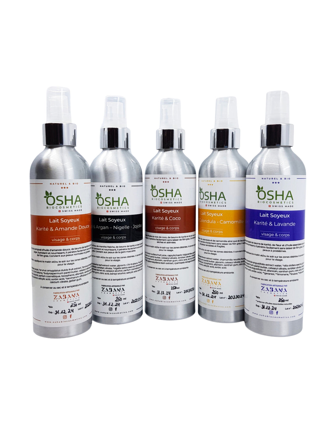 Lait Soyeux Karité & Amande Douce - OSHA Biocosmetics