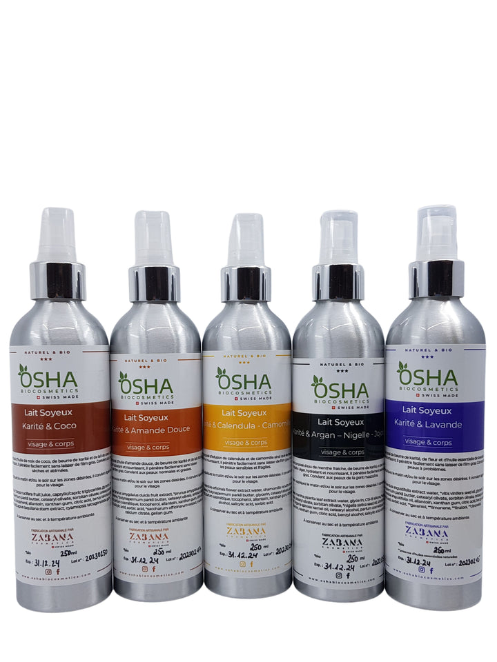 Lait Soyeux Karité & Camomille-Calendula - OSHA Biocosmetics