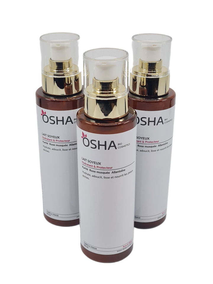 Lait Soyeux Rose & Hibiscus - OSHA Biocosmetics