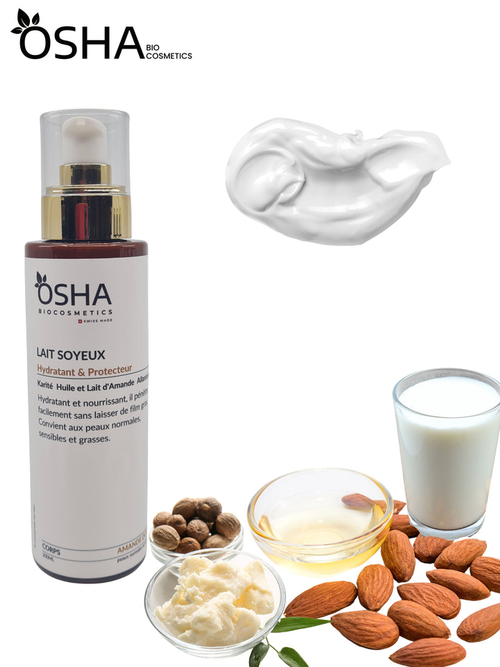 Lait Soyeux Karité & Amande Douce - OSHA Biocosmetics
