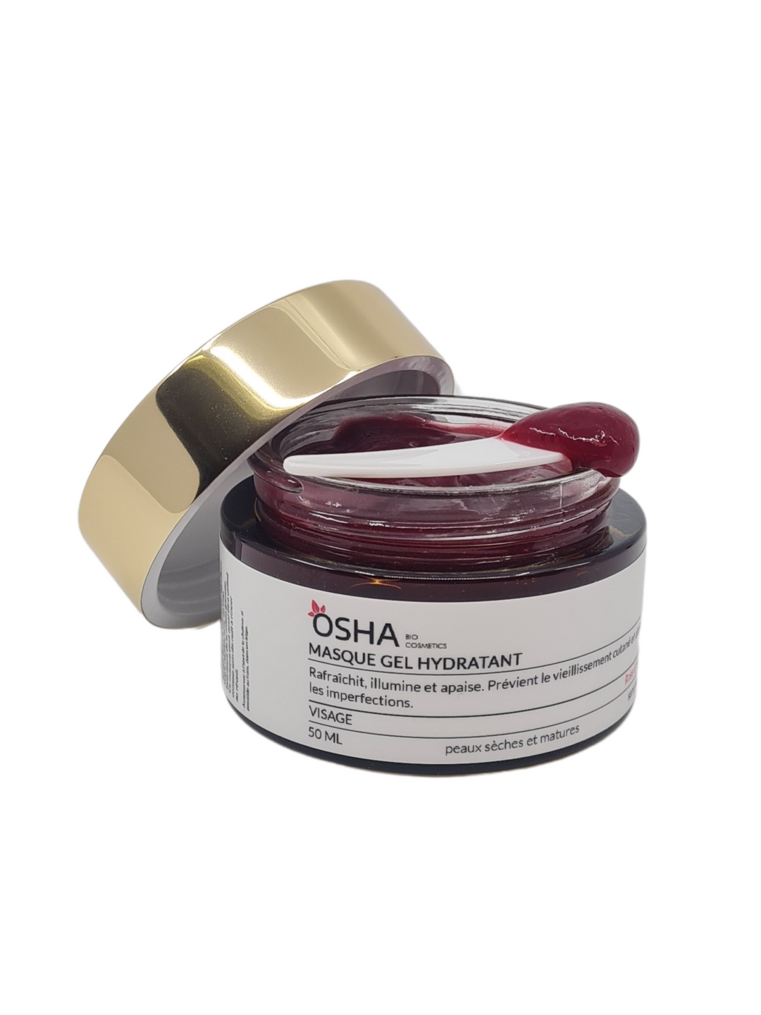 Masque Gel Hydratant Rose & Hibiscus - OSHA Biocosmetics