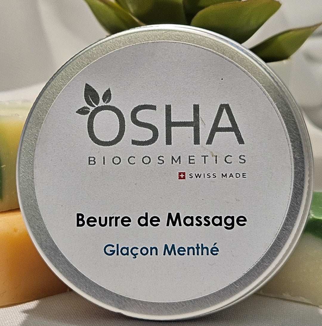 Beurre de Massage Glaçon Menthé - OSHA Biocosmetics
