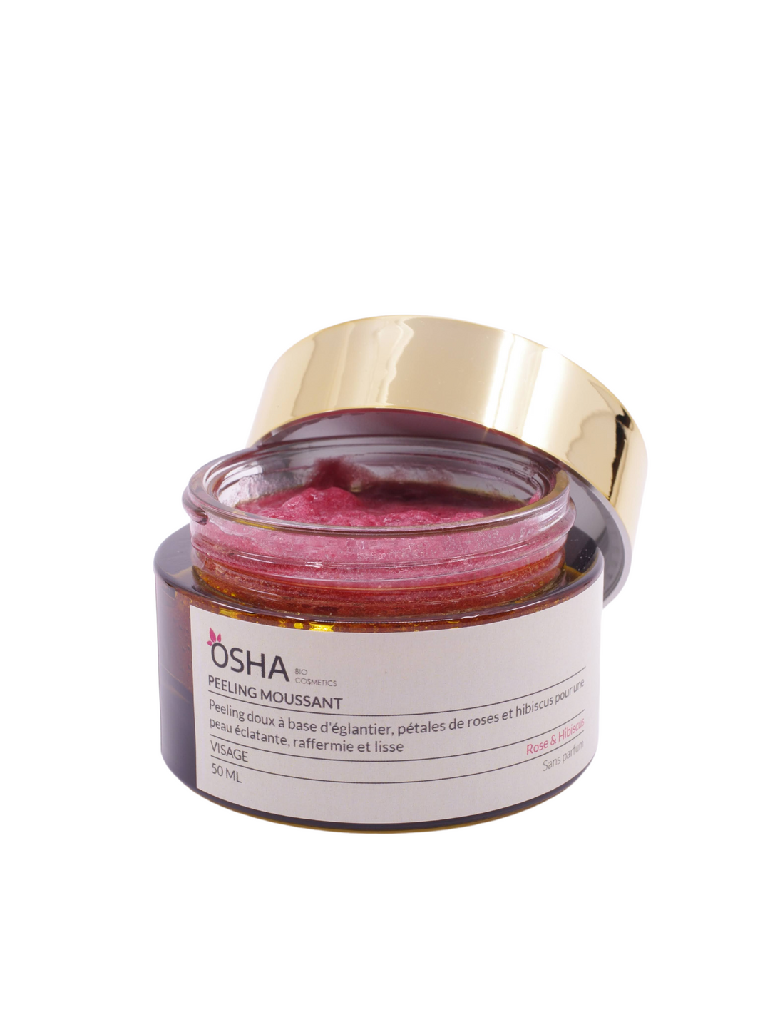 Peeling Moussant Rose & Hibiscus - OSHA Biocosmetics