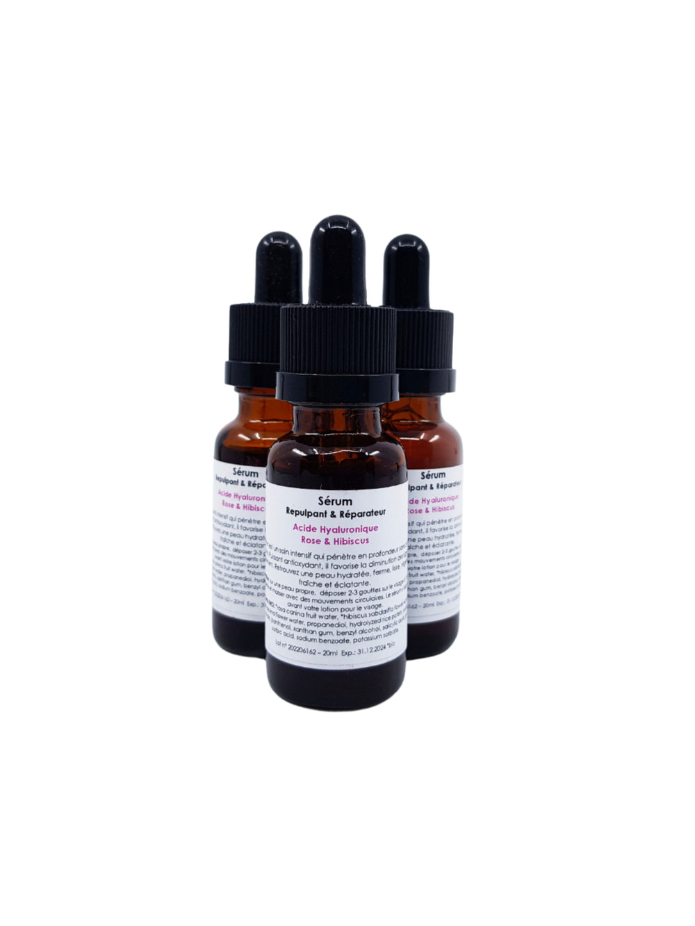 Sérum Hydratant Acide Hyaluronique Rose & Hibiscus - OSHA Biocosmetics