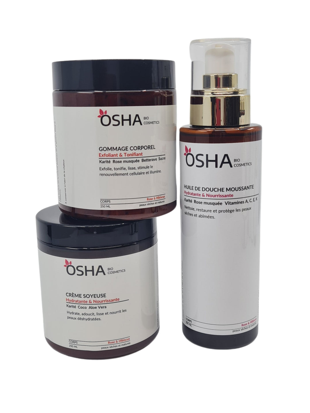Crème Soyeuse Rose & Hibiscus - OSHA Biocosmetics